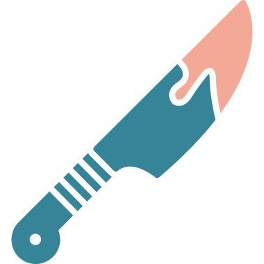 Bıçak. Web simgesi vektör illüstrasyonu