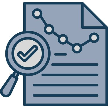 analiz raporu belgesi simgesi