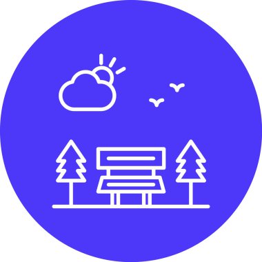 Hava simgesinin vektör illüstrasyonu