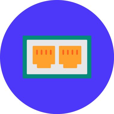 usb simge vektör illüstrasyonu