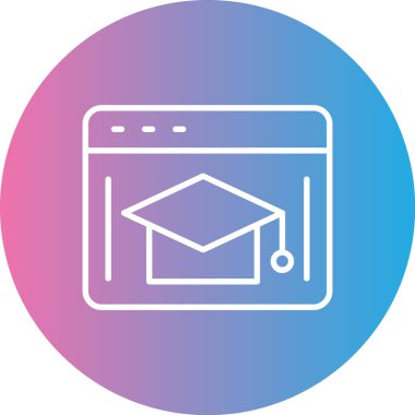 vektör eğitim simgesi illüstrasyonu