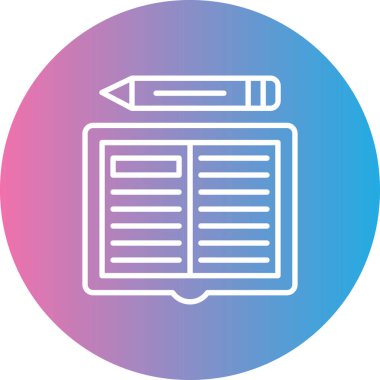 Modern eğitim ikonunun vektör illüstrasyonu