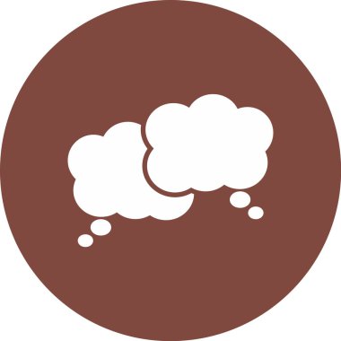 düşünce baloncukları ve konuşma balonu