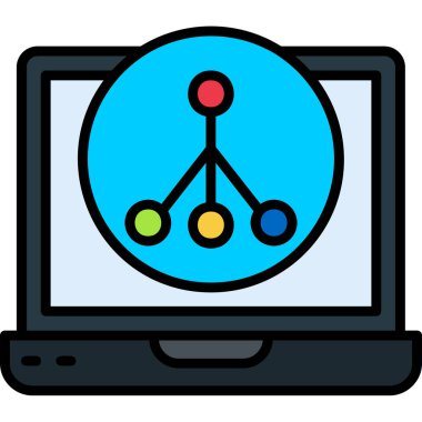 ağ simgesi, vektör