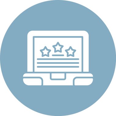 Dizüstü bilgisayar simgesi vektör çizimi