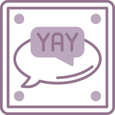 Web ve mobil için vektör simgesi