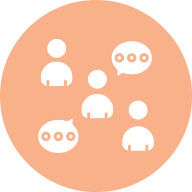 Sosyal medya simgesinin vektör illüstrasyonu