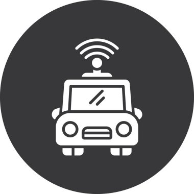 Modern oto tamir simgesinin vektör illüstrasyonu