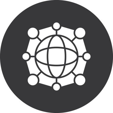 küresel ağ. Basit tasarım