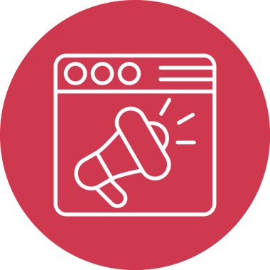 seo modern simgesinin vektör illüstrasyonu