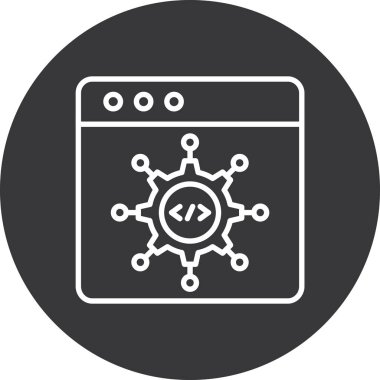seo modern simgesinin vektör illüstrasyonu