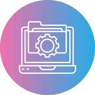 Vektör ayarı Simge illüstrasyonu