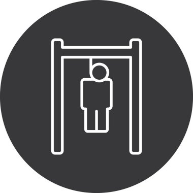 Modern simgenin vektör illüstrasyonu