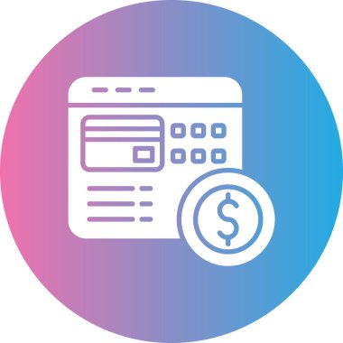 seo modern simgesinin vektör illüstrasyonu