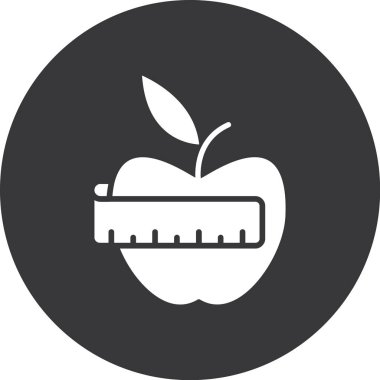 elma simgesi, vektör illüstrasyonu