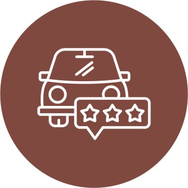 araba simgesi vektör illüstrasyonu