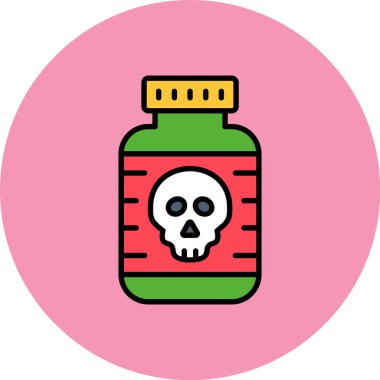 Kurukafa simgesi vektör illüstrasyonu