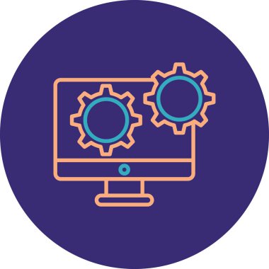 Vektör ayarı Simge illüstrasyonu