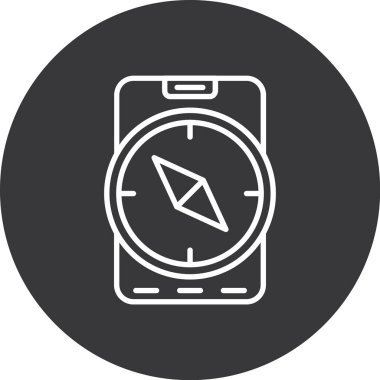 Pusula simgesi vektör resimlemesi