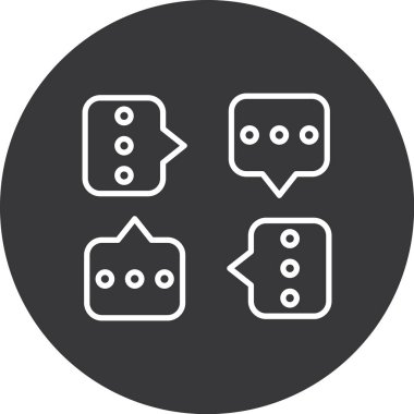 Infographic Elements Simgesi, Basit Renk Vektörü İllüstrasyonu