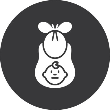 Bebeğim. Web simgesi basit illüstrasyon