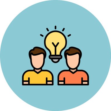 İnsan simgesinin vektör illüstrasyonu