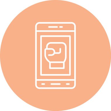 mobil uygulama simgesi vektör illüstrasyonu