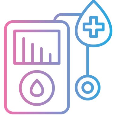 Tıbbi bir simgenin vektör illüstrasyonu