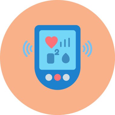 Kalp atışı. Basit illüstrasyon