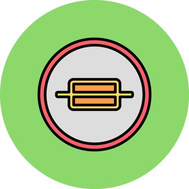 Modern b 'nin vektör illüstrasyonu eksik simgesi