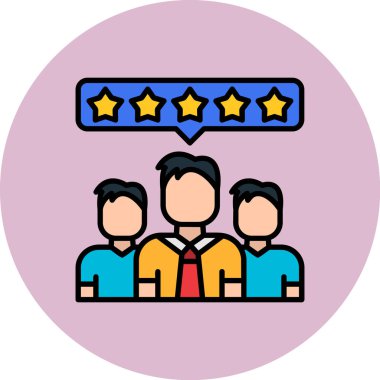 iş insanları vektör simgesi