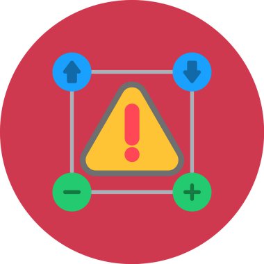 Düz biçimli uyarı simgesi
