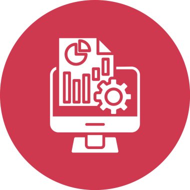 seo modern simgesinin vektör illüstrasyonu