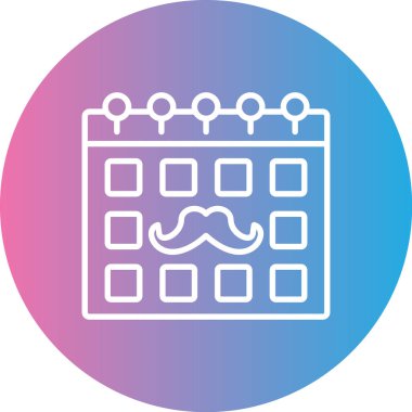 Takvim tarihi simgesinin vektör illüstrasyonu