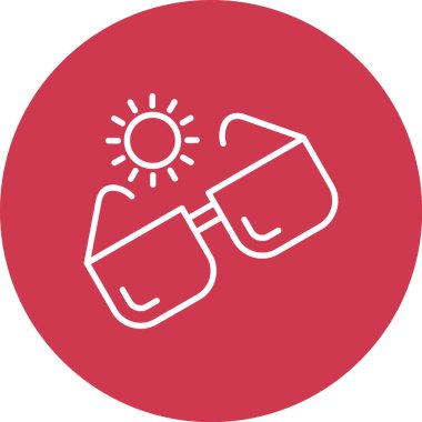 Modern bir simgenin vektör illüstrasyonu