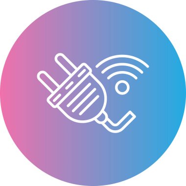 Bir dolgu simgesinin vektör illüstrasyonu