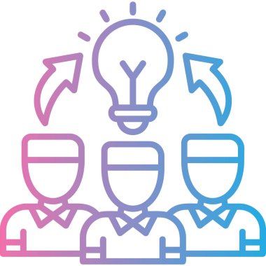 İnsan simgesinin vektör illüstrasyonu