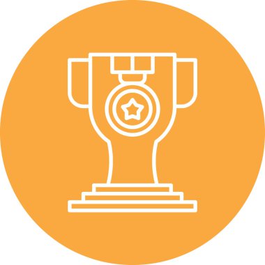 ödül kupa vektör simgesi