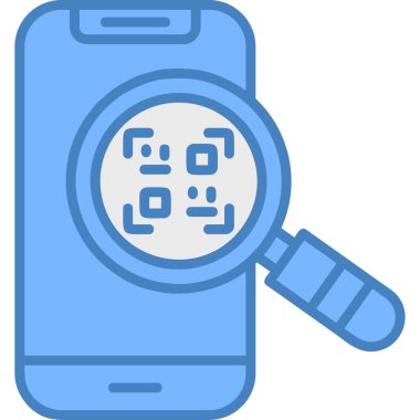 Telefon ikonu. Basit resimleme