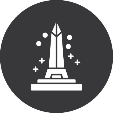 Bir simgenin vektör illüstrasyonu