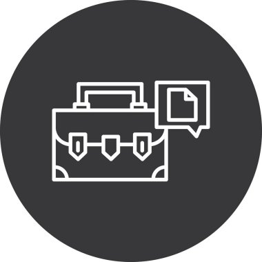 Modern simgenin vektör illüstrasyonu