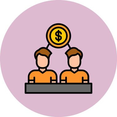 İnsan simgesinin vektör illüstrasyonu