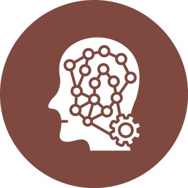 beyin vektör simgesi