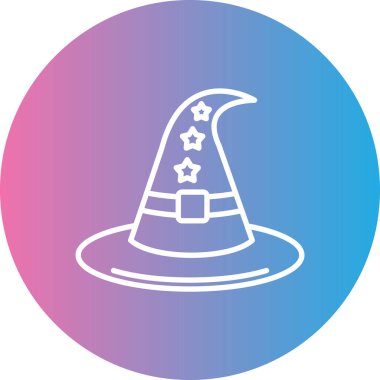 Şapka. Web simgesi basit illüstrasyon