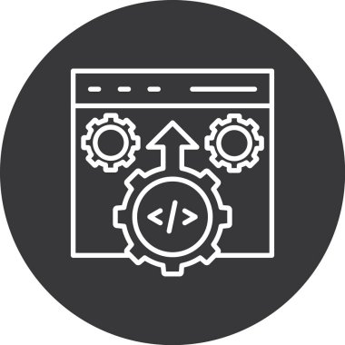 Modern simge onarımının vektör illüstrasyonu