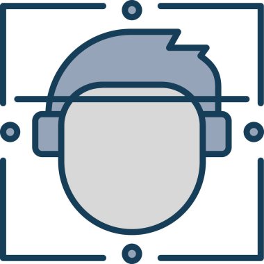 Modern b 'nin vektör illüstrasyonu eksik simgesi