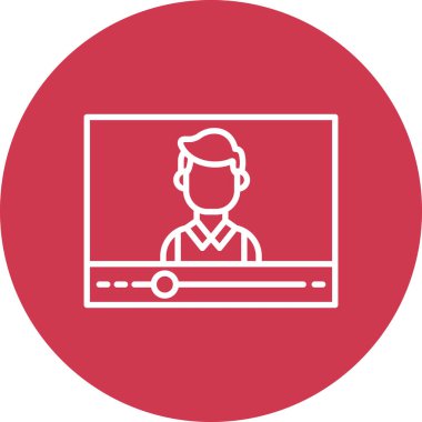 Modern simgenin vektör illüstrasyonu