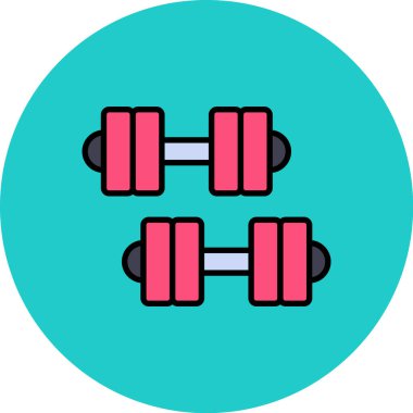 dambıl simgesi. Basit resimleme