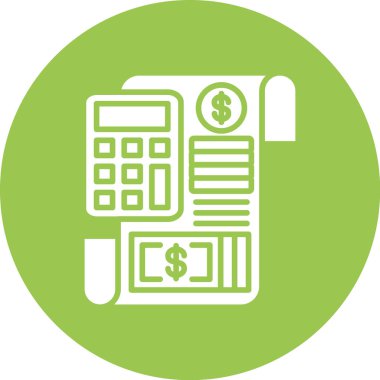 hesap makinesi simgesi, vektör illüstrasyonu