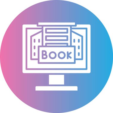 Kitap. Web simgesi basit illüstrasyon